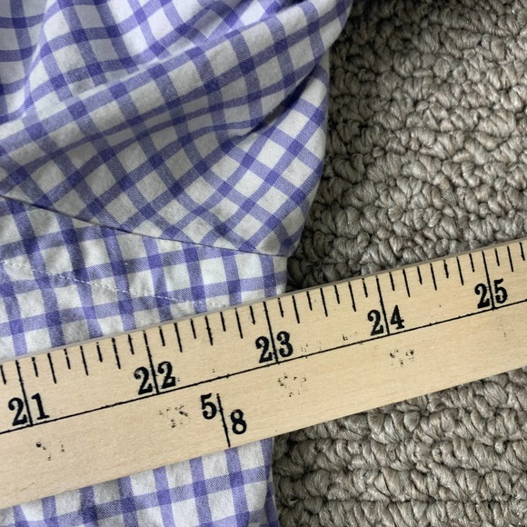 Ralph Lauren Mens Shirt Size Large‎ Purple Checkered Long Sleeves Button Down - Picture 7 of 11